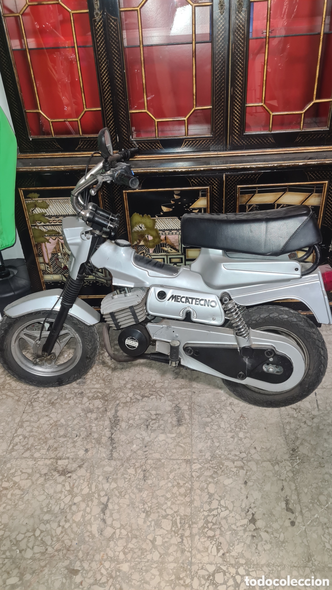 Motos: Moto mecatecno plata moped
