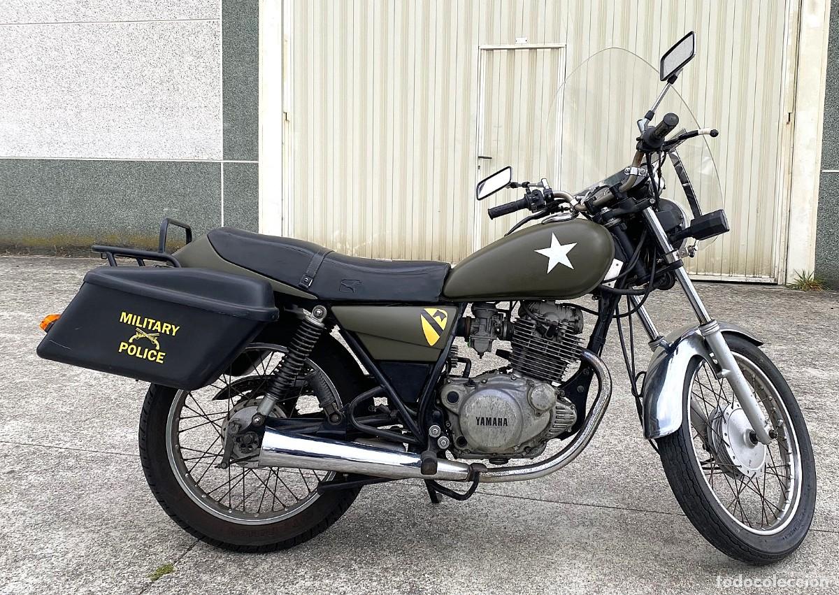Motos: MOTO YAMAHA SR 250, CUSTOMIZADA EJERCITO USA, POLICIA MILITAR, GUERRA DE WIETNAM