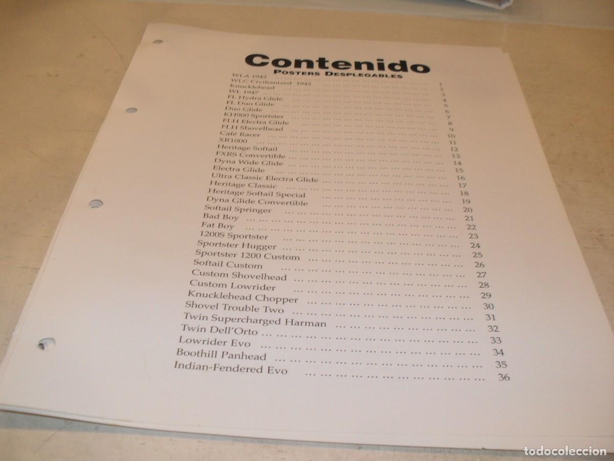 Motos: INTRODUCCION,EN 8 PAGINAS DEL COLECCIONABLE HARLEY DAVIDSON.LIBSA,1999 - Foto 3