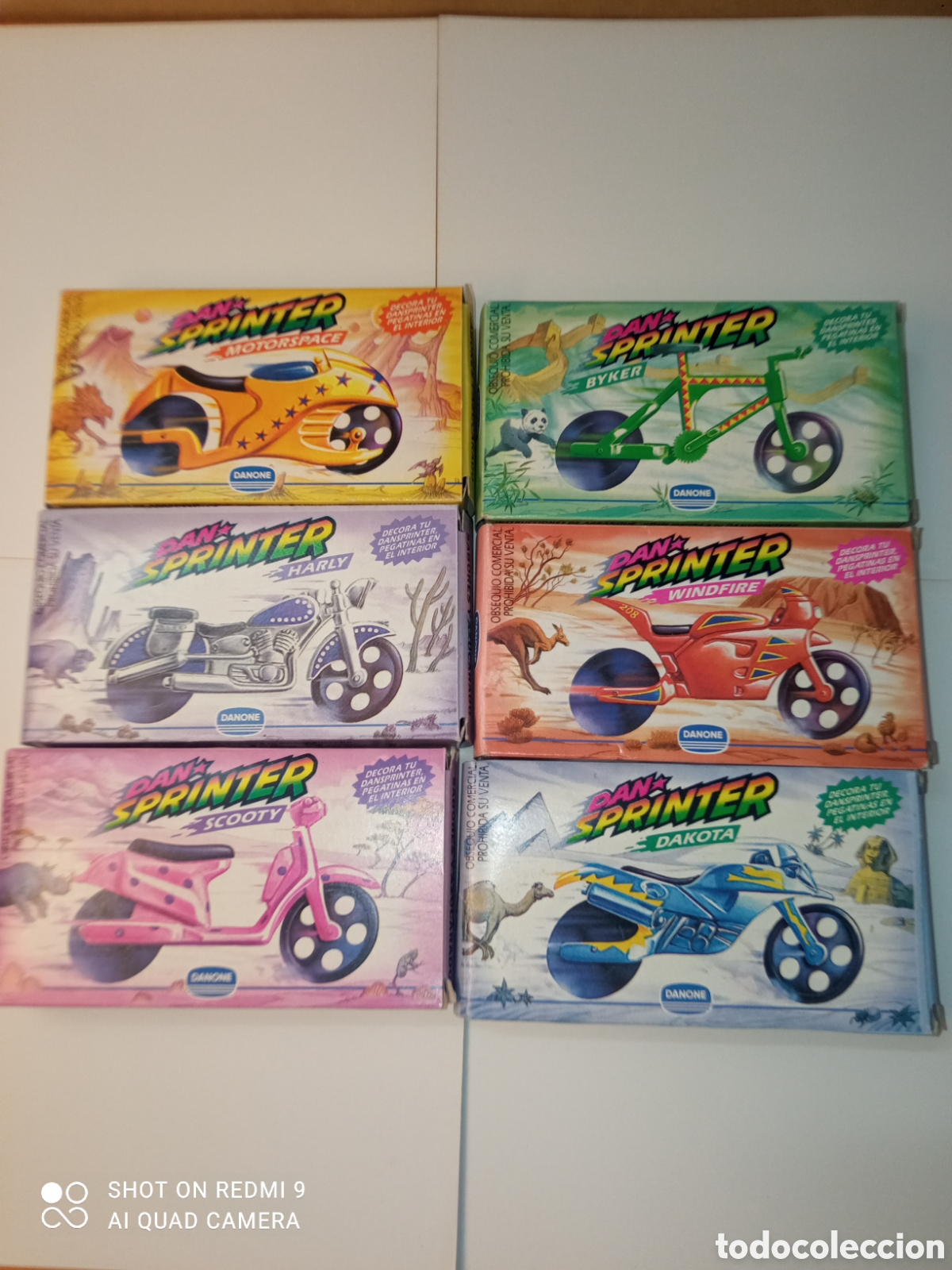 Motos: COLECCI&Oacute;N COMPLETA (DAN SPRINTER) PROMOCI&Oacute;N DANONE A&Ntilde;OS 1990s