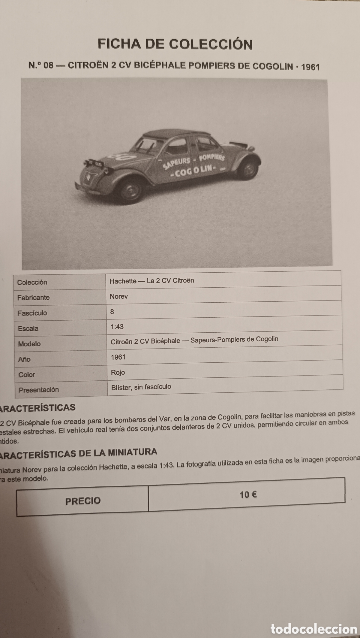 Motos: Citro&euml;n 2Cv Bicephale 1961 - Foto 2