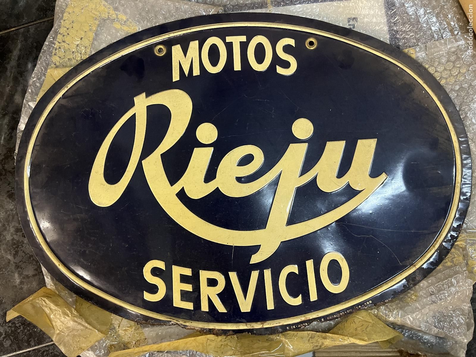 Motos: Cartel Rieju Servicio Dic/54-200