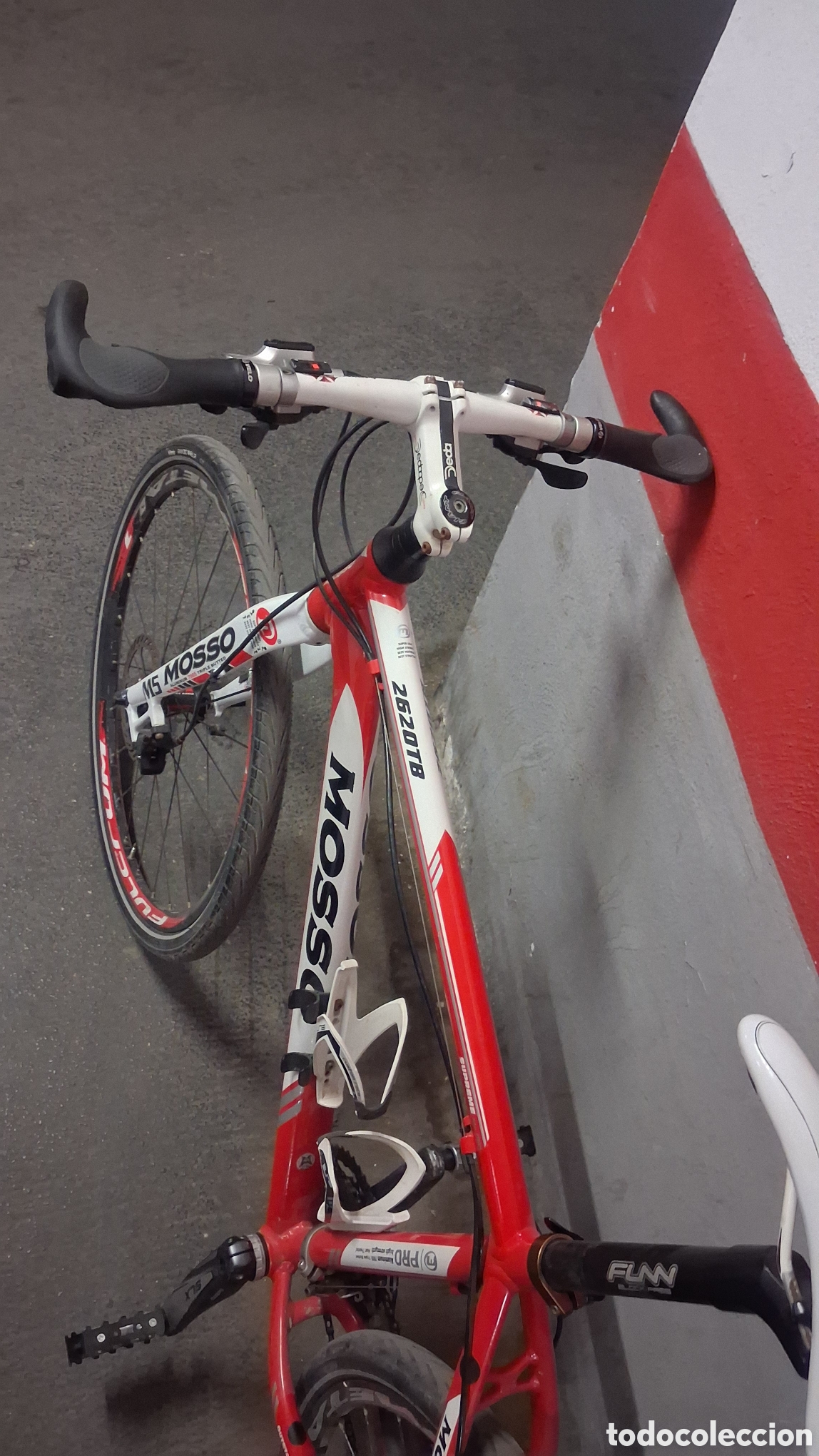 Motos: Bicicleta MOSSO Roja y Blanca - Foto 2
