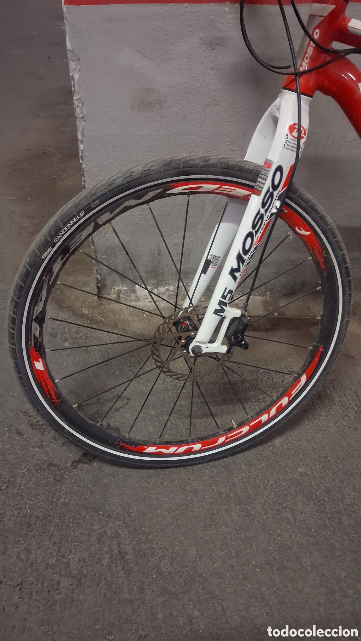 Motos: Bicicleta MOSSO Roja y Blanca - Foto 4