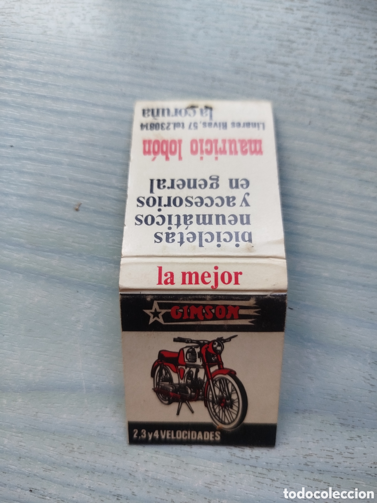 Motos: Cerillas motor.moto gimson