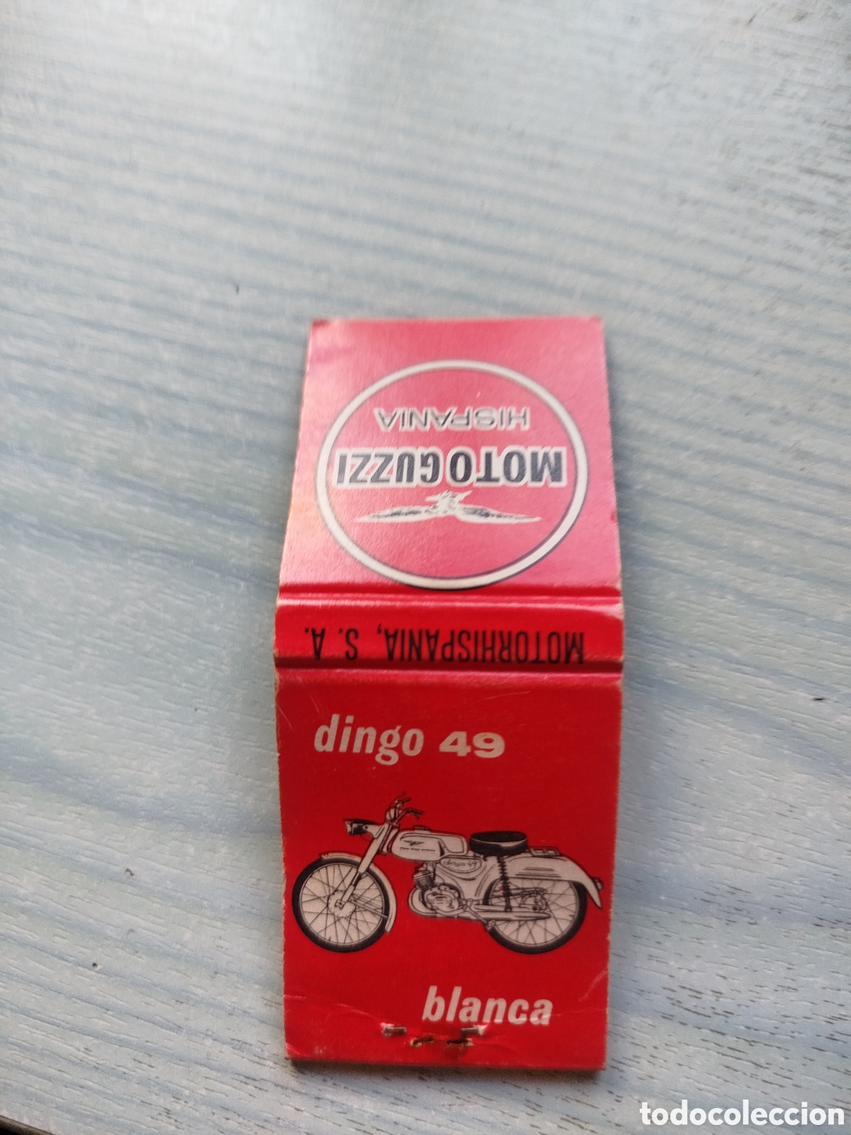 Motos: Cerillas motor.moto guzzi