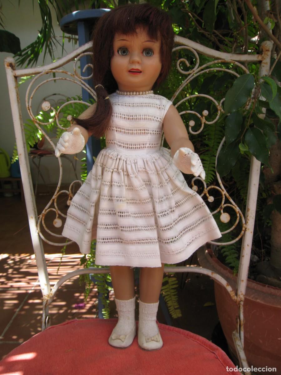 Mu&ntilde;eca Cayetana: Mu&ntilde;eca Cayetana 1950 Marcada Diana 45 cm