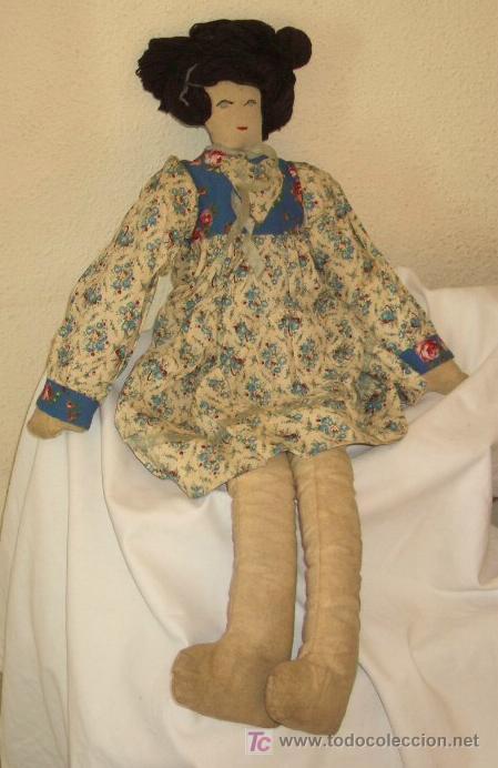 Mu&ntilde;eca espa&ntilde;ola clasica: MU&Ntilde;ECA DE TRAPO,A&Ntilde;OS 50 - Foto 2