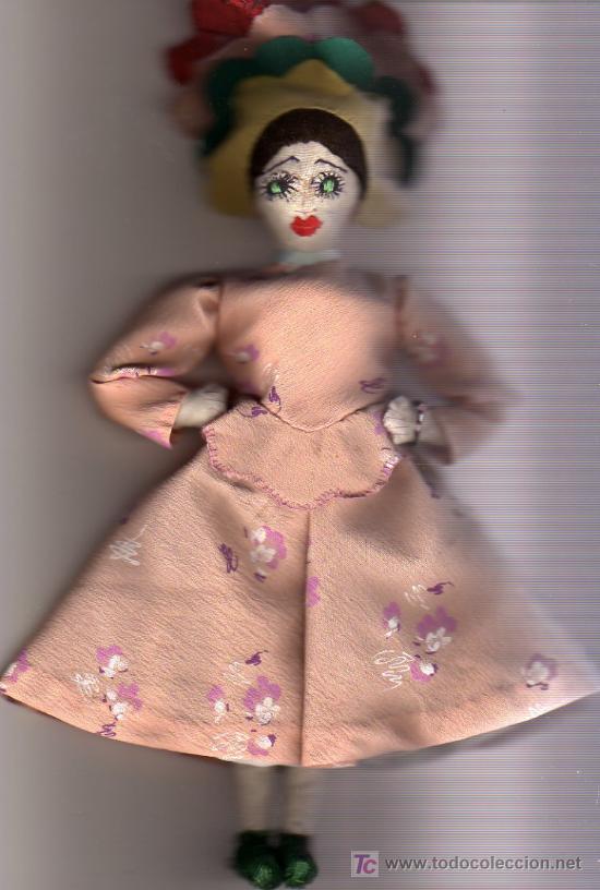 Mu&ntilde;eca espa&ntilde;ola clasica: mu&ntilde;eca construida totalmente de trapo 30 centimetros de alta - Foto 1