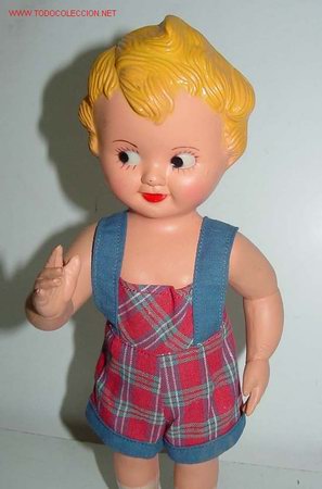 Mu&ntilde;eca espa&ntilde;ola clasica: MU&Ntilde;ECO DE CELULOIDE COMLETAMENTE ORIGINAL - Foto 2