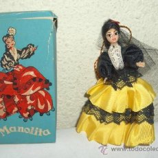 Muñeca española clasica: MUÑECA MANOLITA,CREACIONES ANTONIETA,CAJA ORIGINAL,A ESTRENAR,AÑOS 50