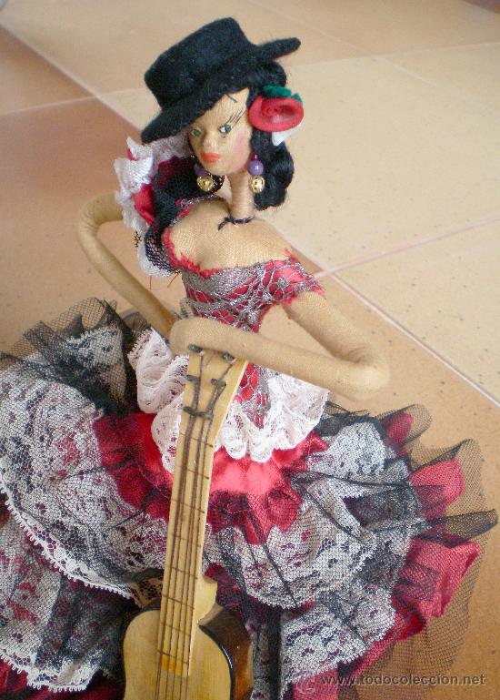 Mu&ntilde;eca espa&ntilde;ola clasica: Mu&ntilde;eca  de trapo artesanal - Foto 1