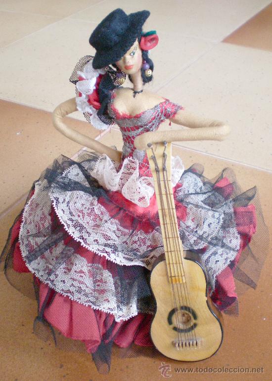 Mu&ntilde;eca espa&ntilde;ola clasica: Mu&ntilde;eca  de trapo artesanal - Foto 3