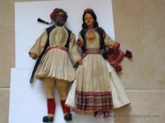 Mu&ntilde;eca espa&ntilde;ola clasica: pareja  de mu&ntilde;ecos griegos - Foto 1