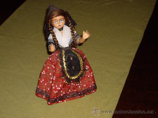 Mu&ntilde;eca espa&ntilde;ola clasica: MU&Ntilde;EQUITA DE CELULOIDE- 24 CM DE ALTO - Foto 2