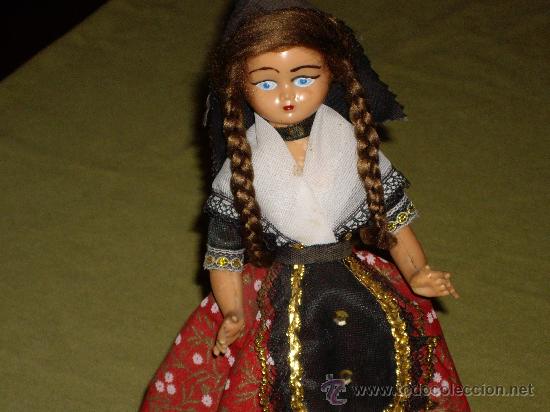 Mu&ntilde;eca espa&ntilde;ola clasica: MU&Ntilde;EQUITA DE CELULOIDE- 24 CM DE ALTO - Foto 3