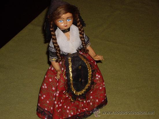 Mu&ntilde;eca espa&ntilde;ola clasica: MU&Ntilde;EQUITA DE CELULOIDE- 24 CM DE ALTO - Foto 4