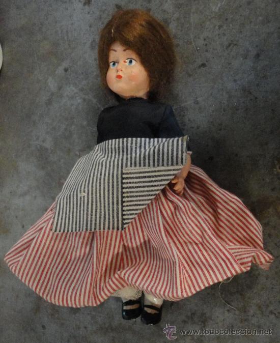 Mu&ntilde;eca espa&ntilde;ola clasica: Mu&ntilde;eca de 19 cm aprox. - Foto 1