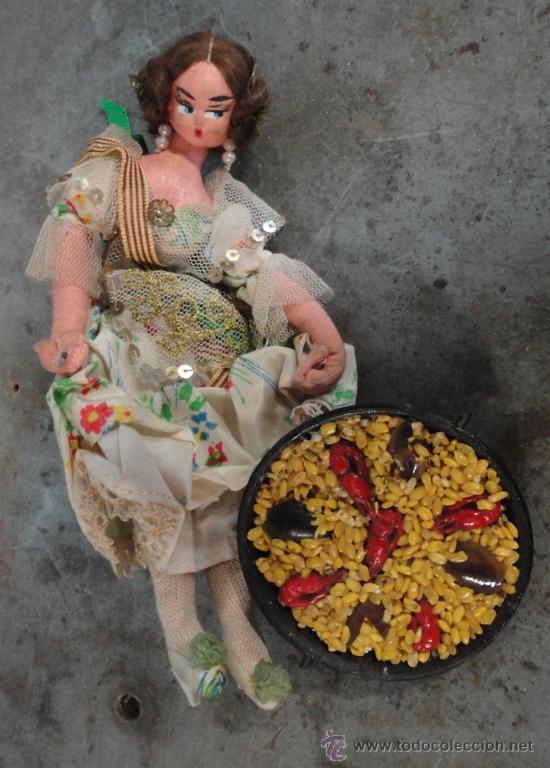 Mu&ntilde;eca espa&ntilde;ola clasica: Mu&ntilde;eca Valenciana, 17 cm aprox. - Foto 1