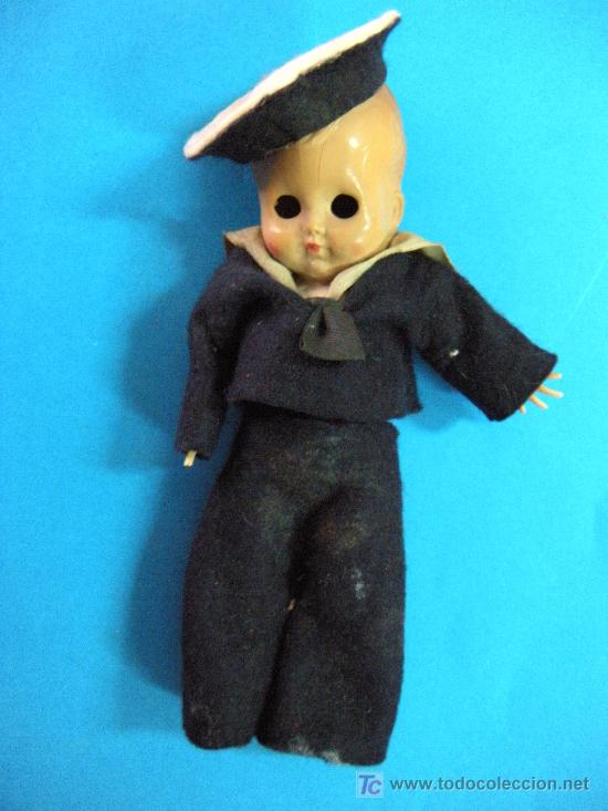 Mu&ntilde;eca espa&ntilde;ola clasica: MARINERO. ANTIGUO MU&Ntilde;ECO DE CELULOIDE - Foto 2
