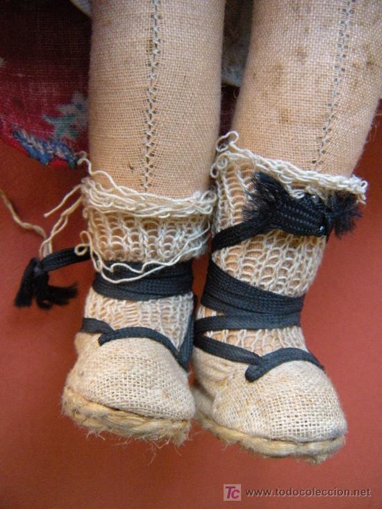 Mu&ntilde;eca espa&ntilde;ola clasica: ANTIGUA MU&Ntilde;ECA DE TELA - Foto 8