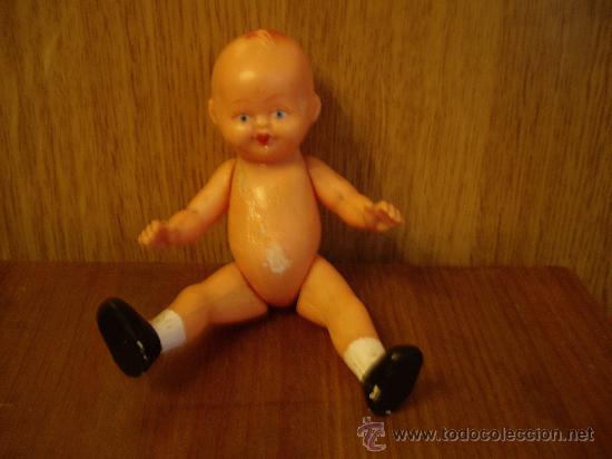 Mu&ntilde;eca espa&ntilde;ola clasica: MU&Ntilde;ECA A&Ntilde;OS 40 ORIGINAL DE 12 CTM,CELULOIDE ENVIO GRATIS - Foto 1