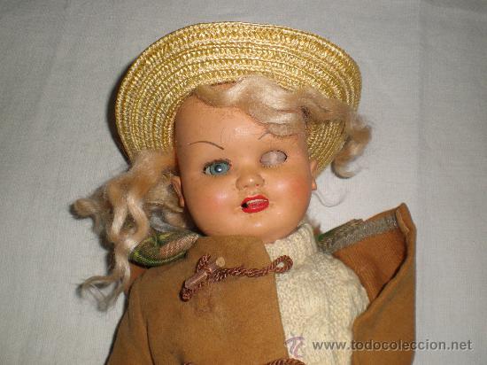 Mu&ntilde;eca espa&ntilde;ola clasica: muneca de celudoide - Foto 3