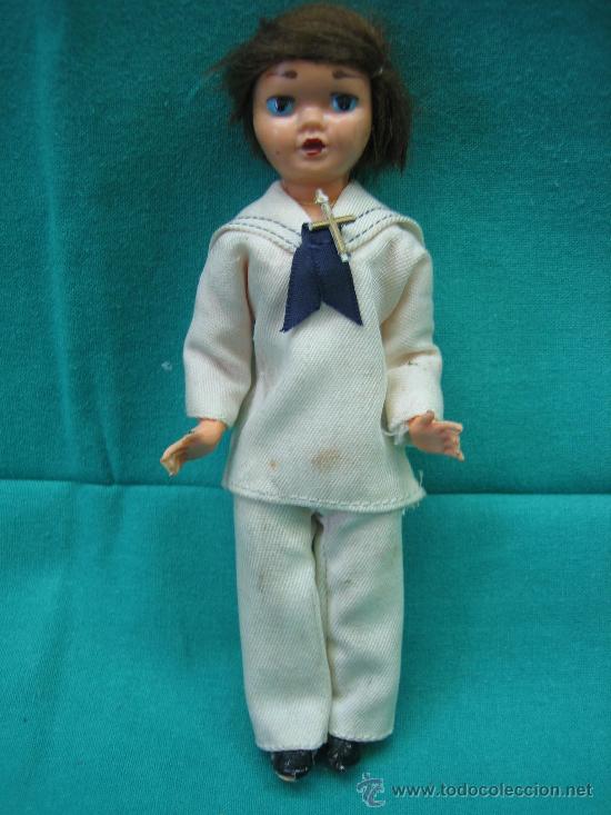 Mu&ntilde;eca espa&ntilde;ola clasica: Antiguo mu&ntilde;eco de comunion - Foto 3