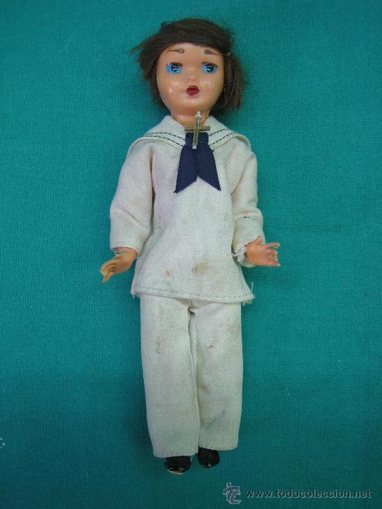 Mu&ntilde;eca espa&ntilde;ola clasica: Antiguo mu&ntilde;eco de comunion - Foto 1