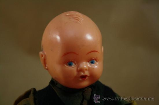Mu&ntilde;eca espa&ntilde;ola clasica: Antiguo Mu&ntilde;eco/ Bebe de Celuloide - 21,5 cm - Foto 2
