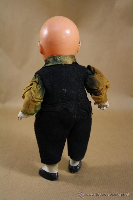 Mu&ntilde;eca espa&ntilde;ola clasica: Antiguo Mu&ntilde;eco/ Bebe de Celuloide - 21,5 cm - Foto 3
