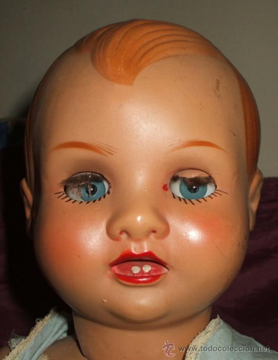 Mu&ntilde;eca espa&ntilde;ola clasica: MU&Ntilde;ECO BEBE MANOLIN DE INDUSTRIAS DIANA CELULOIDE 1950 - Foto 3