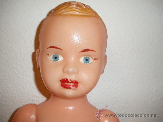 Mu&ntilde;eca espa&ntilde;ola clasica: ANTIGUA MU&Ntilde;ECA DE PLASTICO MIDE 55CM, - Foto 3