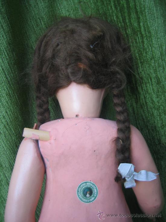 Mu&ntilde;eca espa&ntilde;ola clasica: Mu&ntilde;eca de composicion y madera, hacia 1920. - Foto 9