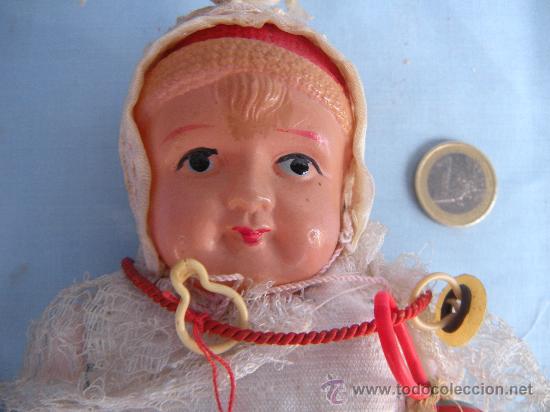 Mu&ntilde;eca espa&ntilde;ola clasica: ANTIGUA MU&Ntilde;ECA DE CELULOIDE VESTIDA - Foto 1
