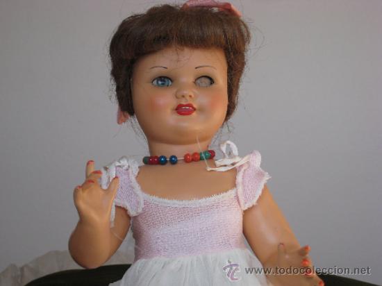 Mu&ntilde;eca espa&ntilde;ola clasica: mu&ntilde;eca Vibevi a&ntilde;os 50 - Original - Foto 3
