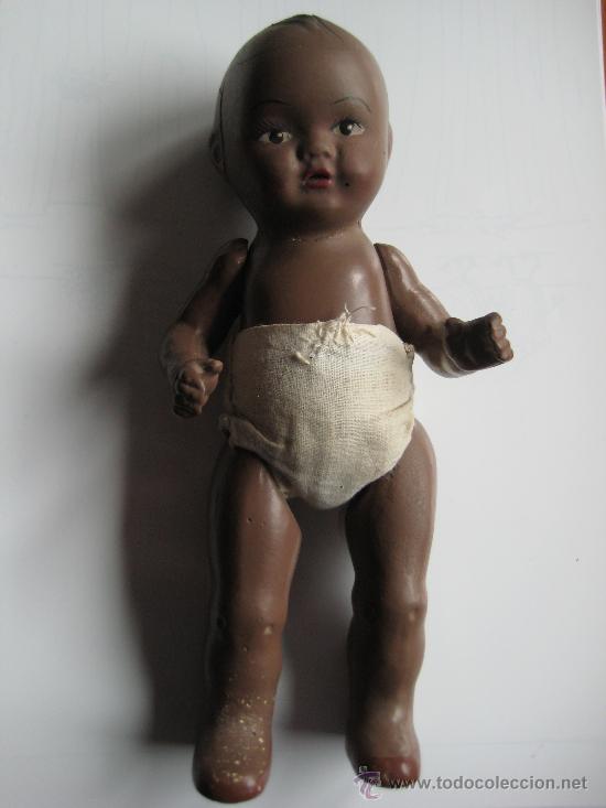 Mu&ntilde;eca espa&ntilde;ola clasica: mu&ntilde;eco de casco, negro - Foto 1
