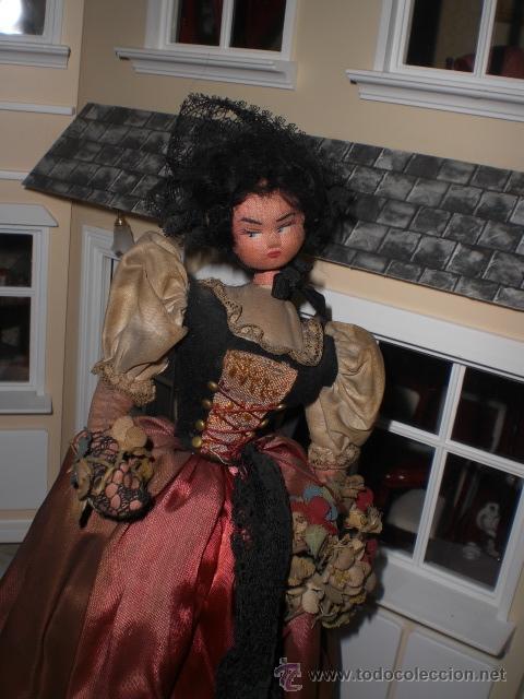 Mu&ntilde;eca espa&ntilde;ola clasica: ANTIGUA MU&Ntilde;ECA TRADICIONAL DE LAINA - Foto 3
