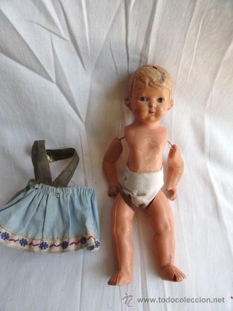 Mu&ntilde;eca espa&ntilde;ola clasica: ANTIGUA MU&Ntilde;EQUITA DE CELULOIDE. - Foto 2