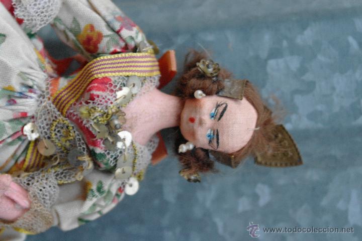 Mu&ntilde;eca espa&ntilde;ola clasica: MU&Ntilde;ECA DE TRAPO VESTIDA DE FALLERA - Foto 2