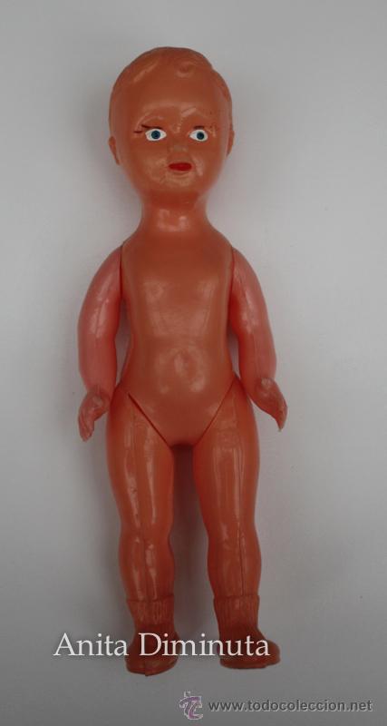 Mu&ntilde;eca espa&ntilde;ola clasica: ANTIGUA MU&Ntilde;ECA DE CELULOIDE BLANDO - A&Ntilde;OS 50 - Foto 1
