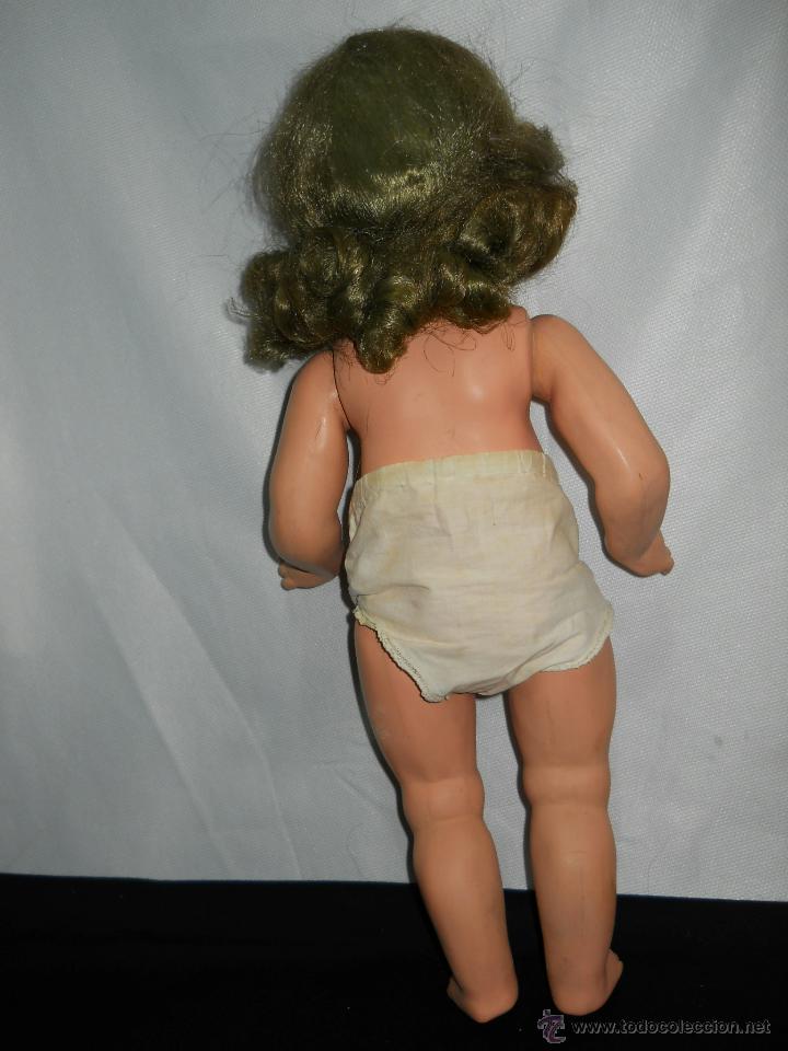 Mu&ntilde;eca espa&ntilde;ola clasica: Mu&ntilde;eca antigua de celuloide de 43 cm (ADMITO OFERTAS) - Foto 2