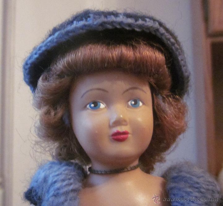 Mu&ntilde;eca espa&ntilde;ola clasica: MU&Ntilde;ECA DE CELULOIDE,A&Ntilde;OS 50 - Foto 2