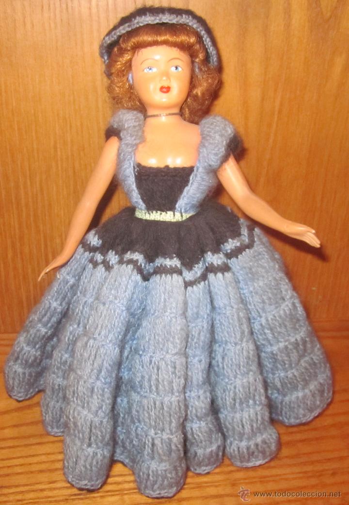Mu&ntilde;eca espa&ntilde;ola clasica: MU&Ntilde;ECA DE CELULOIDE,A&Ntilde;OS 50 - Foto 3