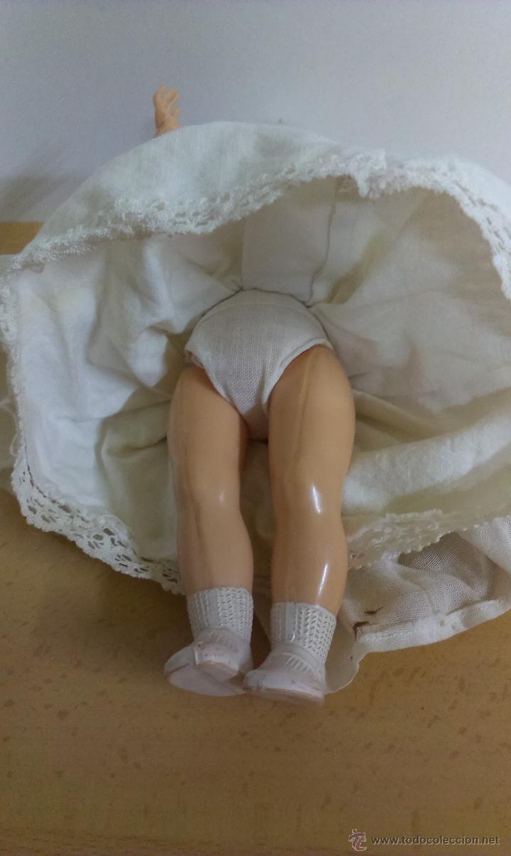 Mu&ntilde;eca espa&ntilde;ola clasica: ANIGUA MU&Ntilde;ECA DE CELULOIDE VESTIDO DE BODA - Foto 6