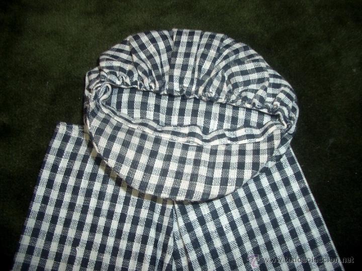Mu&ntilde;eca espa&ntilde;ola clasica: Conjunto de chulapo, pantal&oacute;n y gorro. ca9 - Foto 2