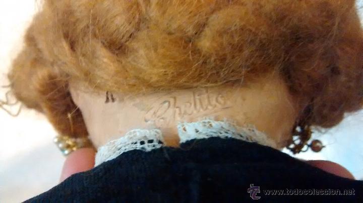 Mu&ntilde;eca espa&ntilde;ola clasica: Mu&ntilde;eca Chelito firmada de 45 cm - Foto 21