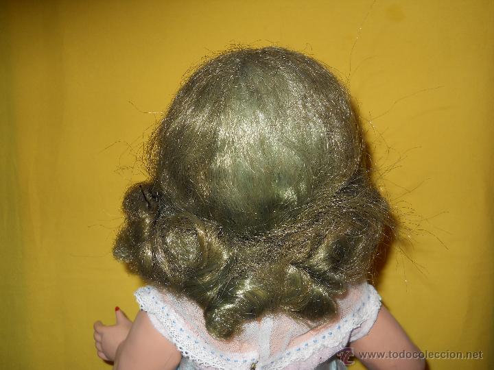 Mu&ntilde;eca espa&ntilde;ola clasica: Mu&ntilde;eca antigua de celuloide de 43 cm (ADMITO OFERTAS) - Foto 6