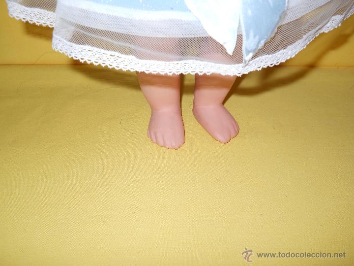 Mu&ntilde;eca espa&ntilde;ola clasica: Mu&ntilde;eca antigua de celuloide de 43 cm (ADMITO OFERTAS) - Foto 8