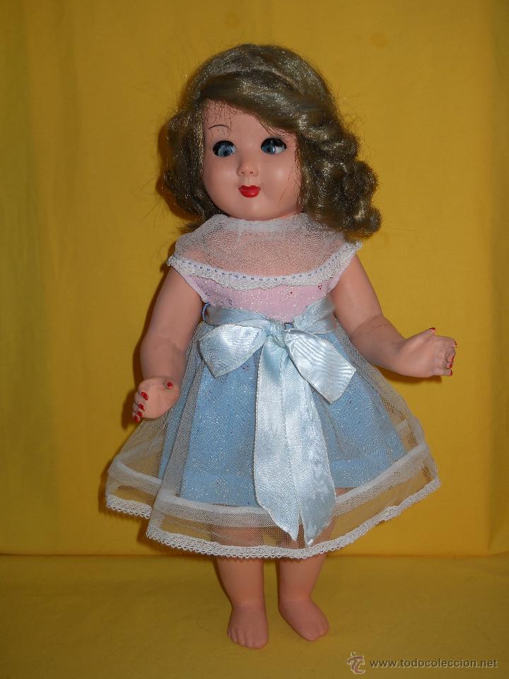 Mu&ntilde;eca espa&ntilde;ola clasica: Mu&ntilde;eca antigua de celuloide de 43 cm (ADMITO OFERTAS) - Foto 10
